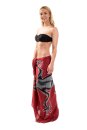 Sarong Pareo Wickelrock Dhoti Lunghi Tuch Strandtuch Rot...