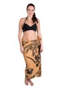 Sarong Pareo Wickelrock Lunghi Dhoti Tuch Strandtuch...
