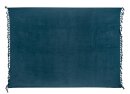 XL Sarong Wickelkleid Strandkleid Pareo Saunatuch Strandtuch Wickelrock Handtuch Schal ca 180cm x 115cm Schlicht Unisex Petrol Blau