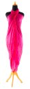XXL Sarong Wickelkleid Strandkleid Pareo Saunatuch Strandtuch Wickelrock Handtuch Schal ca 200cm x 120cm Schlicht Unisex Pink