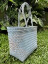 Badetasche Einkaufskorb große Strandtasche Familie Beach Bag Groß - Türkis Weiß Schwarz