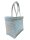 Badetasche Einkaufskorb große Strandtasche Familie Beach Bag Groß - Türkis Weiß Schwarz