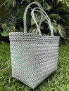 Badetasche Einkaufskorb große Strandtasche Familie Beach Bag Groß - Weiß Schwarz Grün