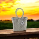 Badetasche Einkaufskorb große Strandtasche Familie Beach Bag Groß - Weiß Schwarz