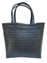 Badetasche Einkaufskorb große Strandtasche Familie Beach Bag Groß - Schwarz