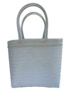 Badetasche Einkaufskorb große Strandtasche Familie Beach Bag Groß - Weiß