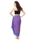 Sarong Pareo Mandala mit Fransen - Pink Lila Türkis...