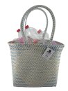 Badetasche Einkaufskorb große Strandtasche Familie Beach Bag Groß - Weiß Schwarz Blau